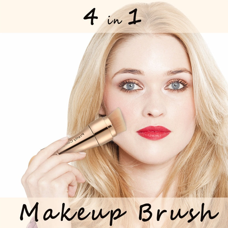 4 In 1 Makeup Brushes